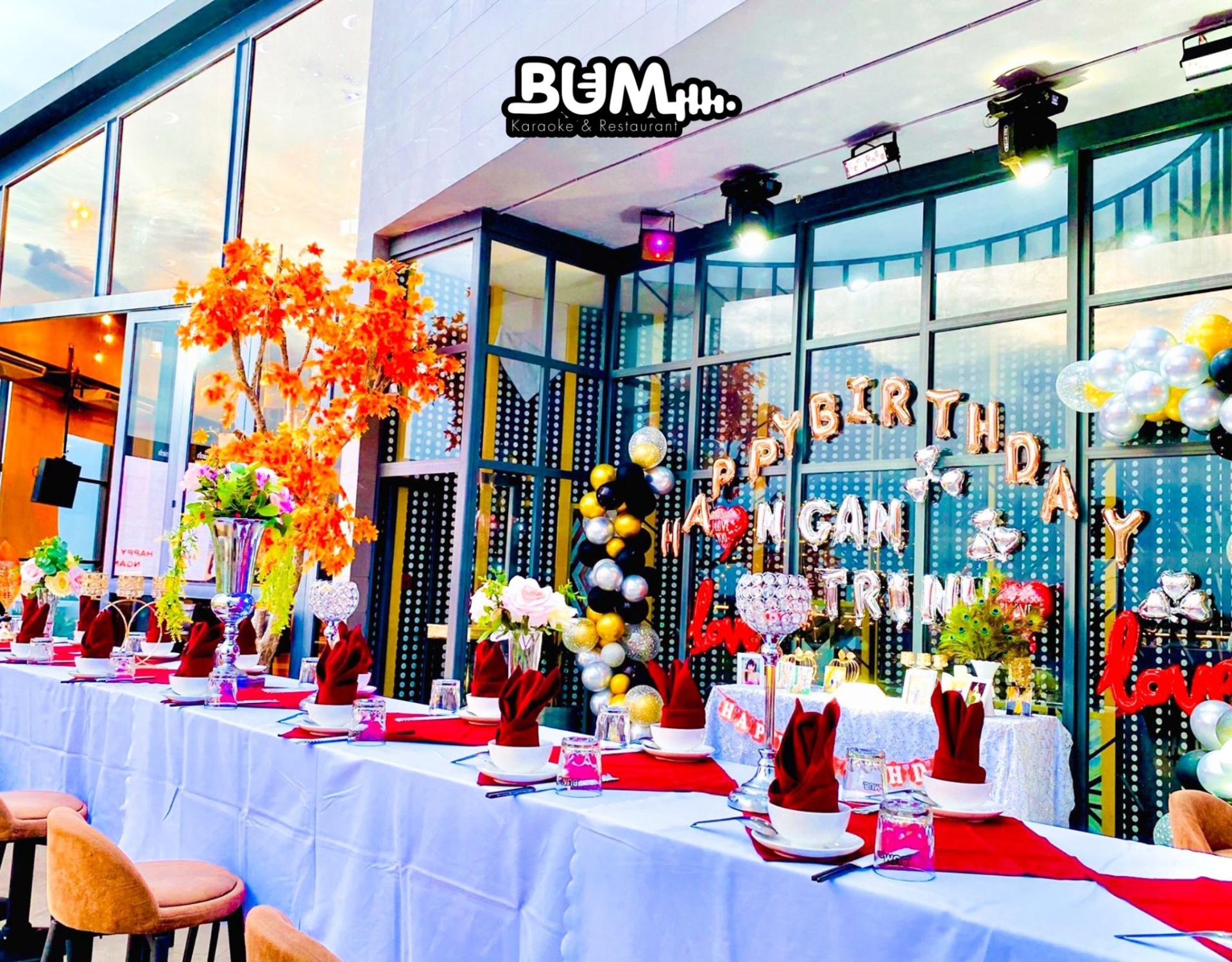 Thiết kế và trang trí concept sinh nhật ở Nhà hàng